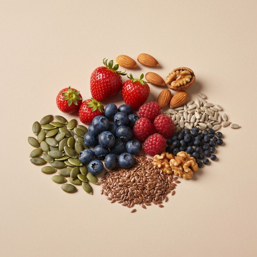 Natural fruits and seeds